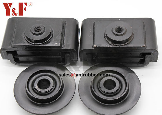 Excavator Engine Body Mount Bushings Round কাস্টম ফিটিং টাইপ