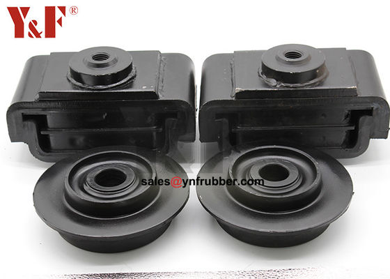 Excavator Engine Body Mount Bushings Round কাস্টম ফিটিং টাইপ