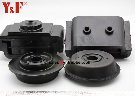 Excavator Engine Body Mount Bushings Round কাস্টম ফিটিং টাইপ