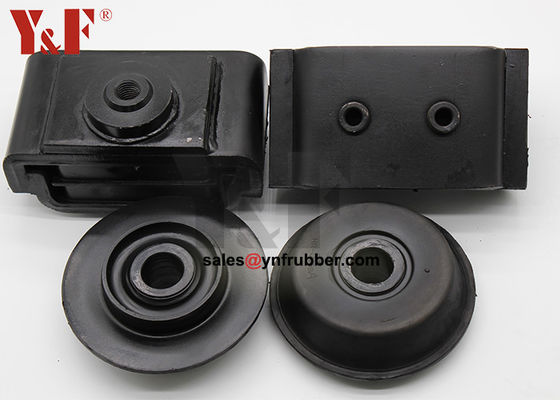 Excavator Engine Body Mount Bushings Round কাস্টম ফিটিং টাইপ