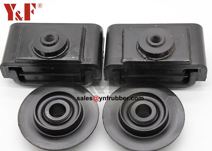 Excavator Engine Body Mount Bushings Round কাস্টম ফিটিং টাইপ